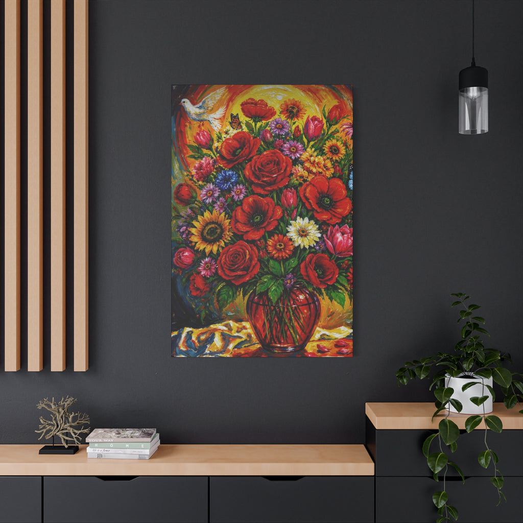 Bouquet of Joy Matte Canvas, Stretched, 1.25"