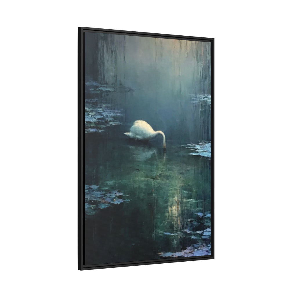 Tears Upon Still Waters Matte Canvas, Framed (Multi-color)