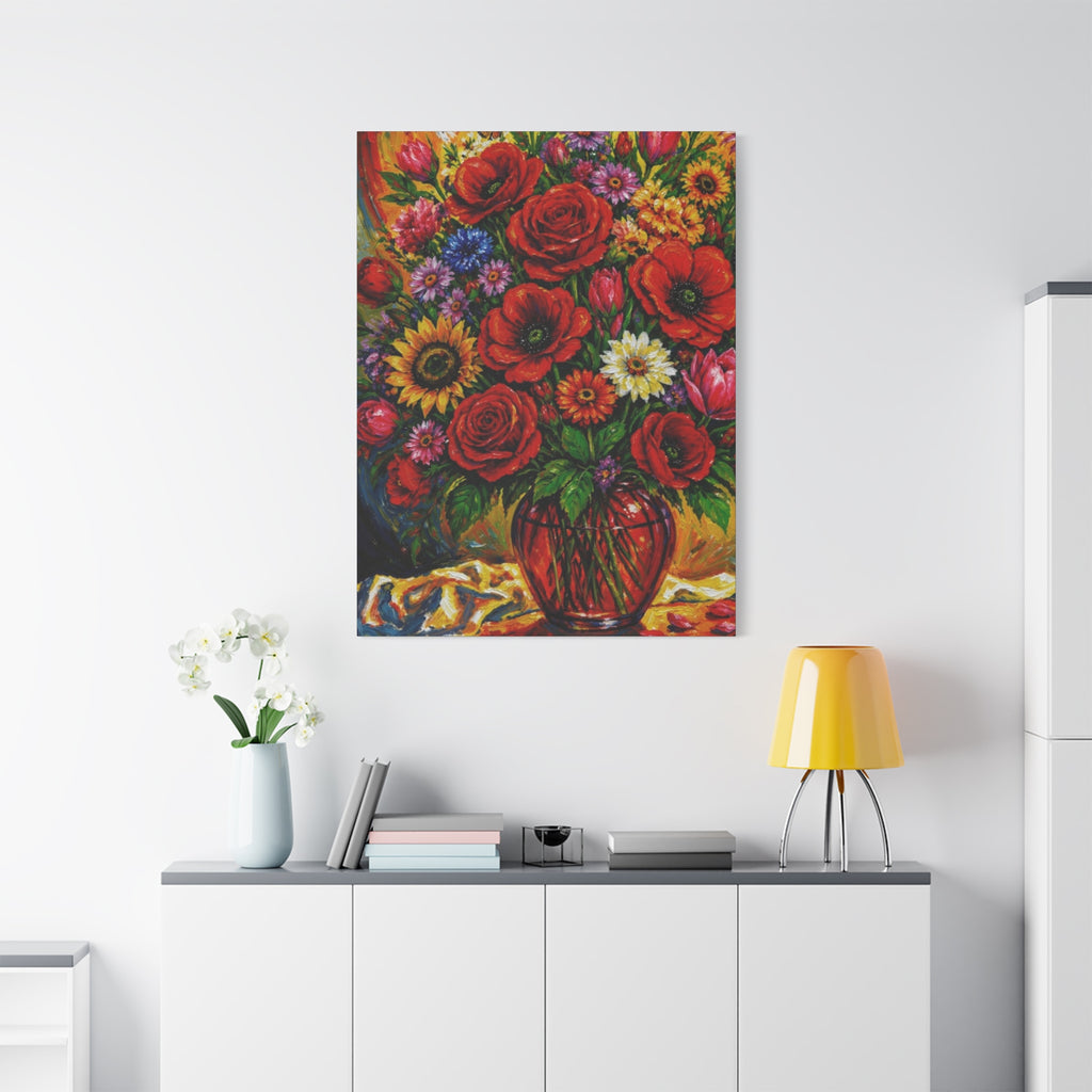 Bouquet of Joy Matte Canvas, Stretched, 1.25"