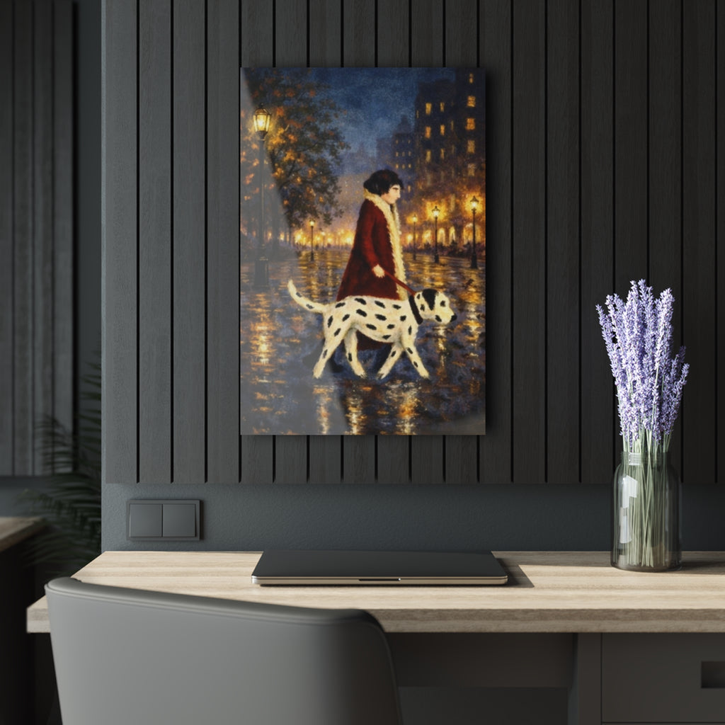 Evening Stroll with a Faithful Friend Prints (French Cleat Hanging)