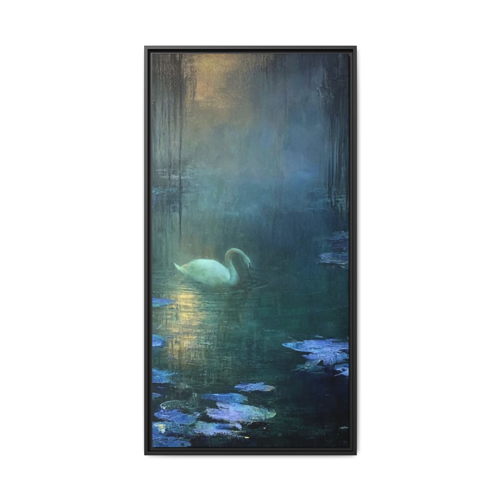 The Weight of Silence   Matte Canvas, Framed (Multi-color)