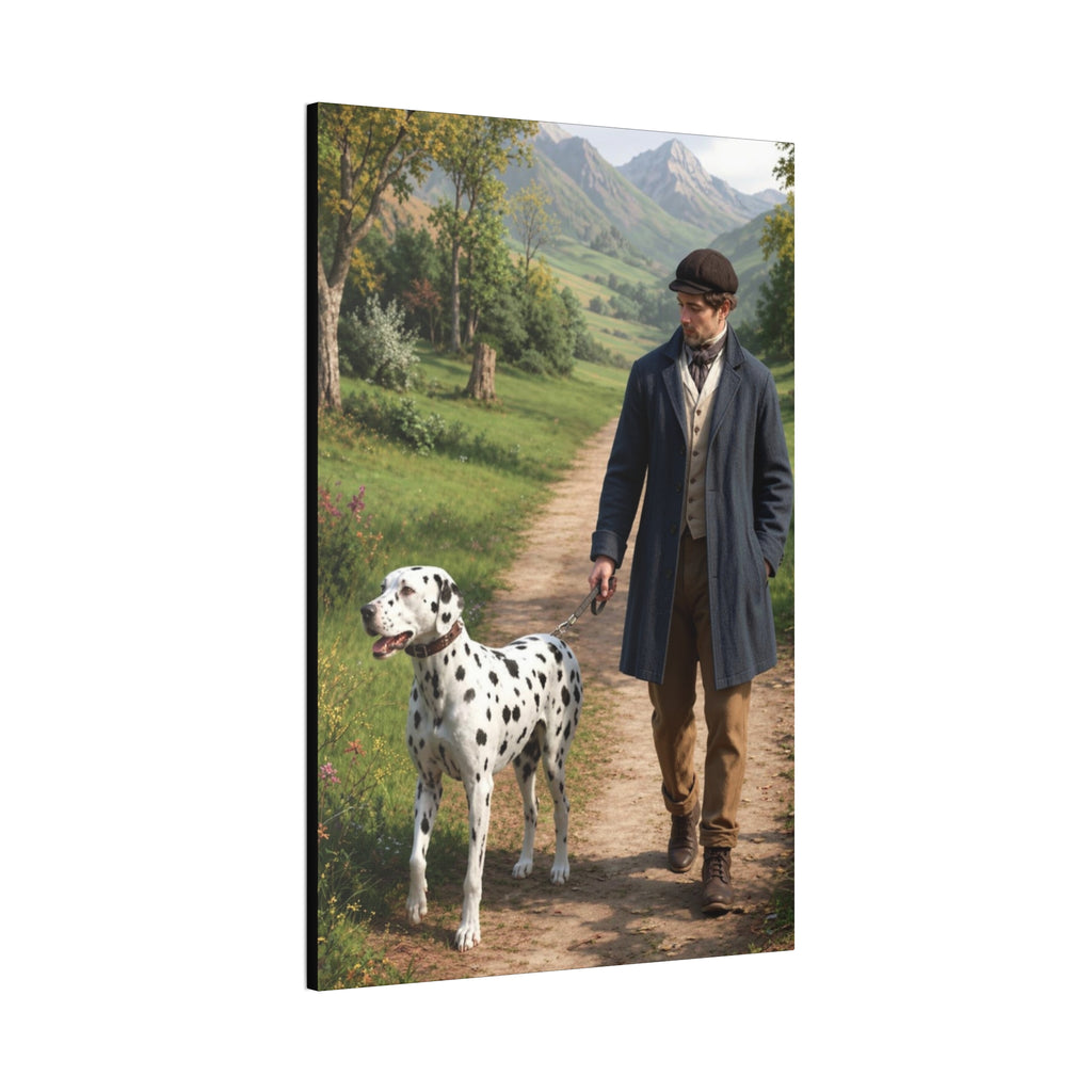 The Dalmatian Walk – Countryside Companion Art Print
