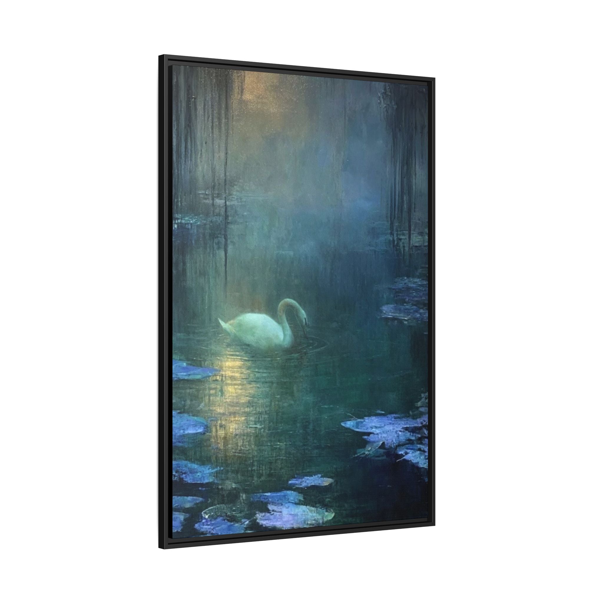 The Weight of Silence   Matte Canvas, Framed (Multi-color)