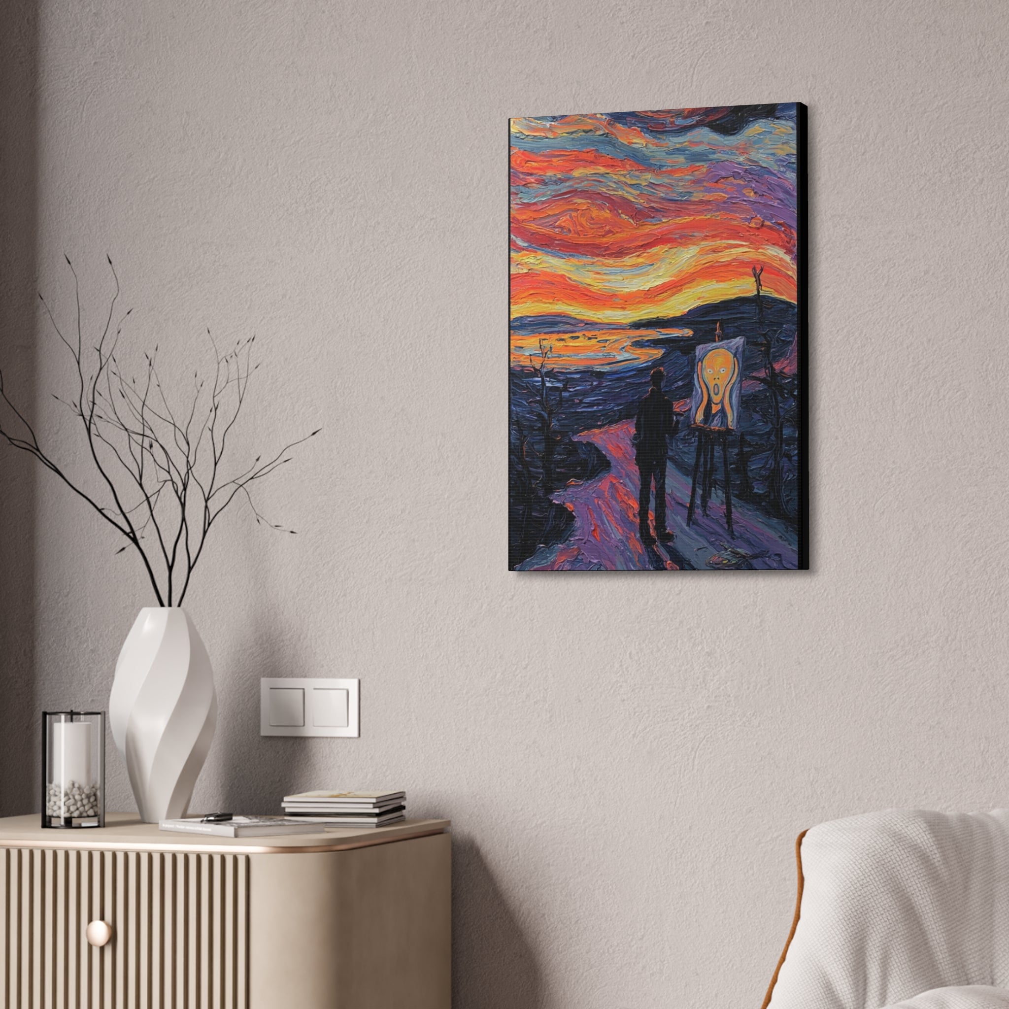 The Artist and the Echo  Canvas Stretched, 1.5''
