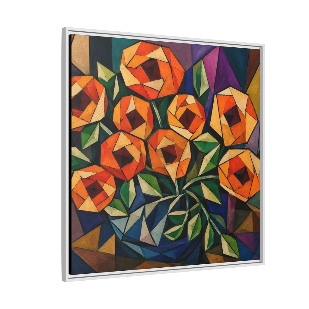 Radiant Geometry  Matte Canvas, Framed (Multi-color)