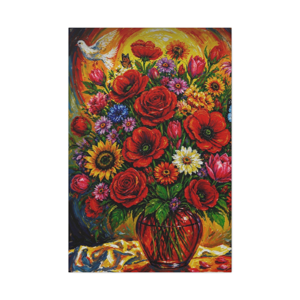 Bouquet of Joy Matte Canvas, Stretched, 1.25"