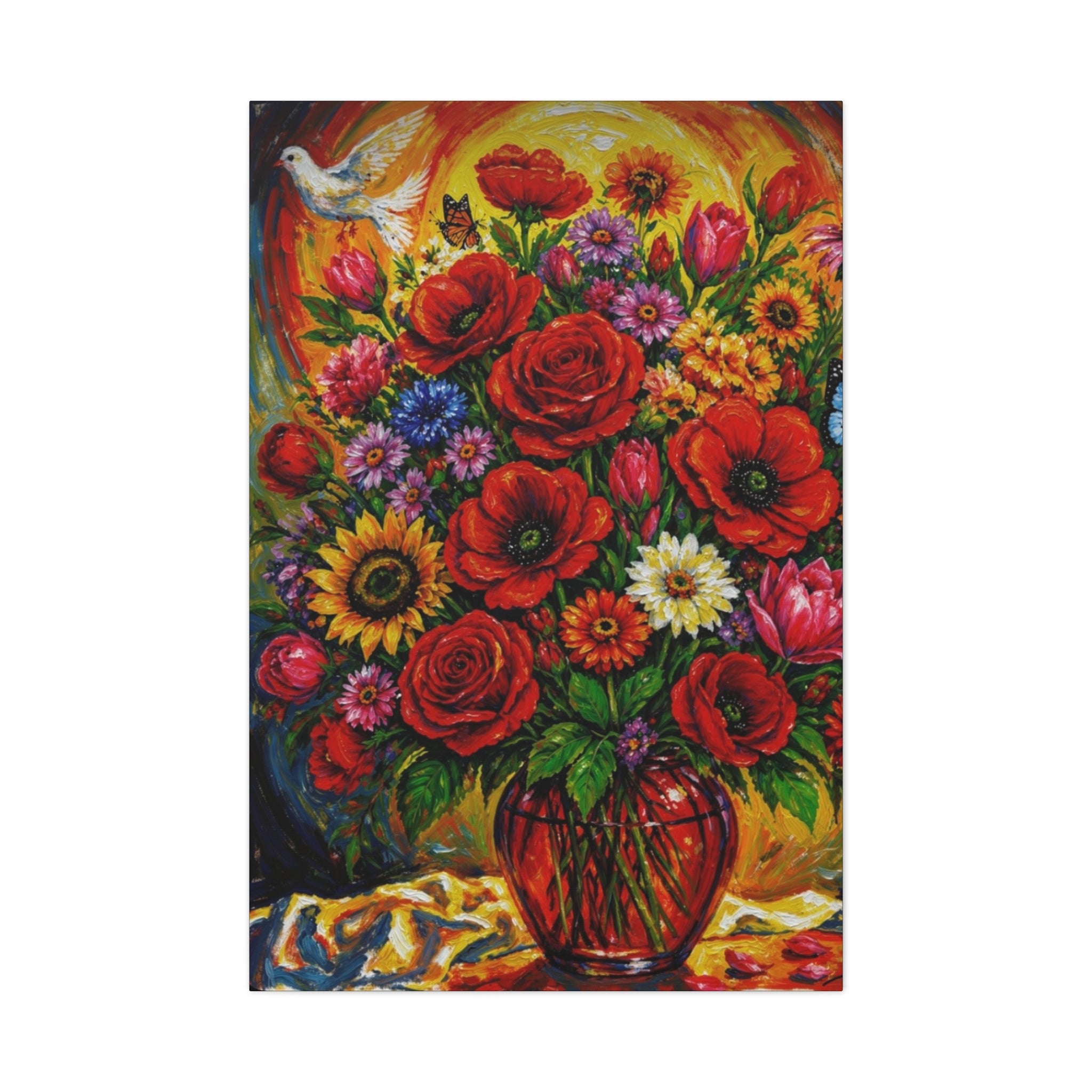 Bouquet of Joy Matte Canvas, Stretched, 1.25"