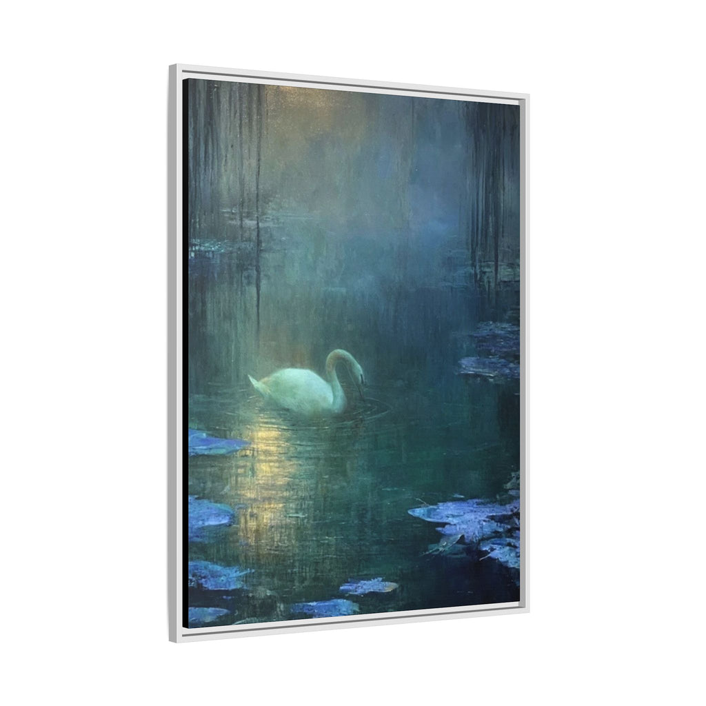 The Weight of Silence   Matte Canvas, Framed (Multi-color)