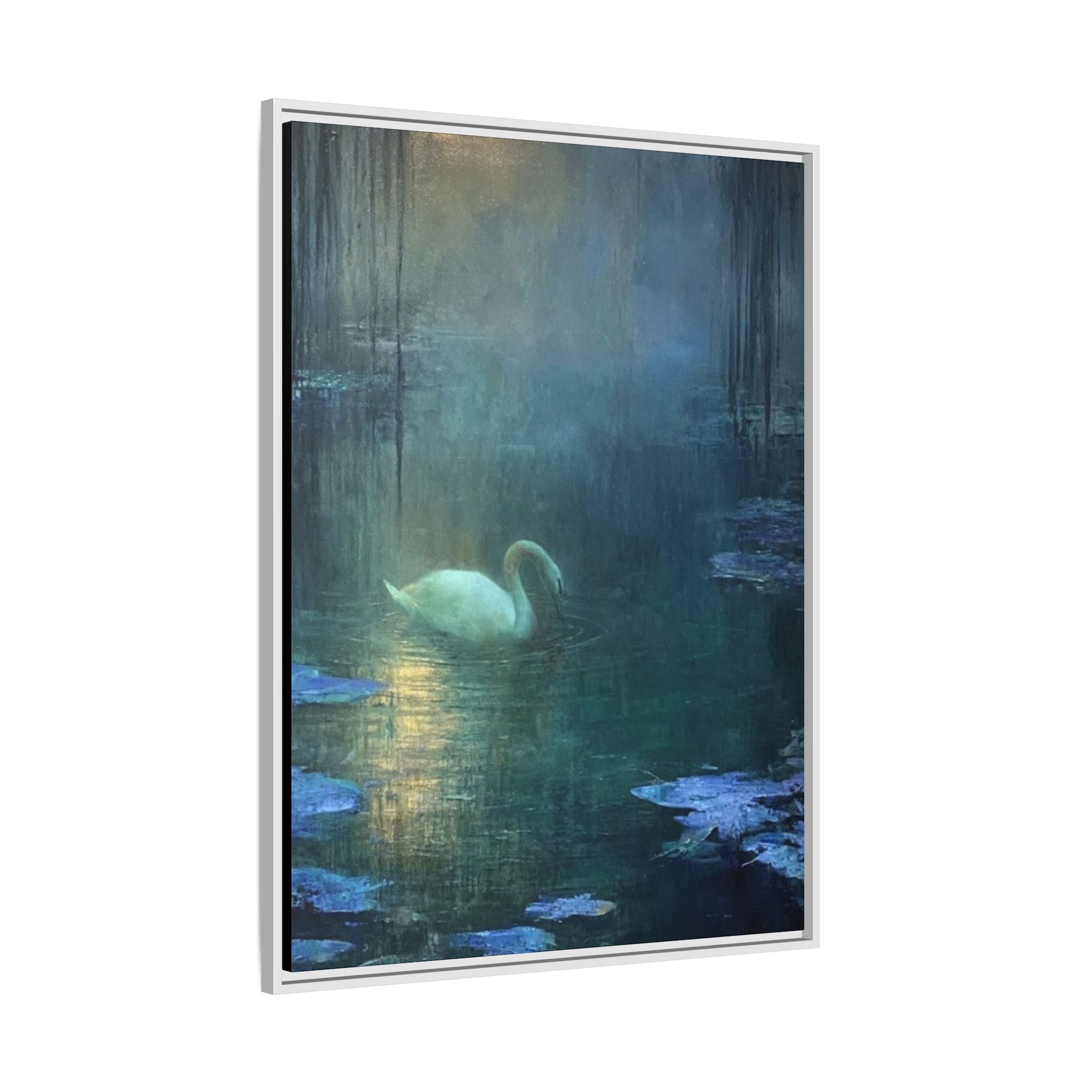 The Weight of Silence   Matte Canvas, Framed (Multi-color)
