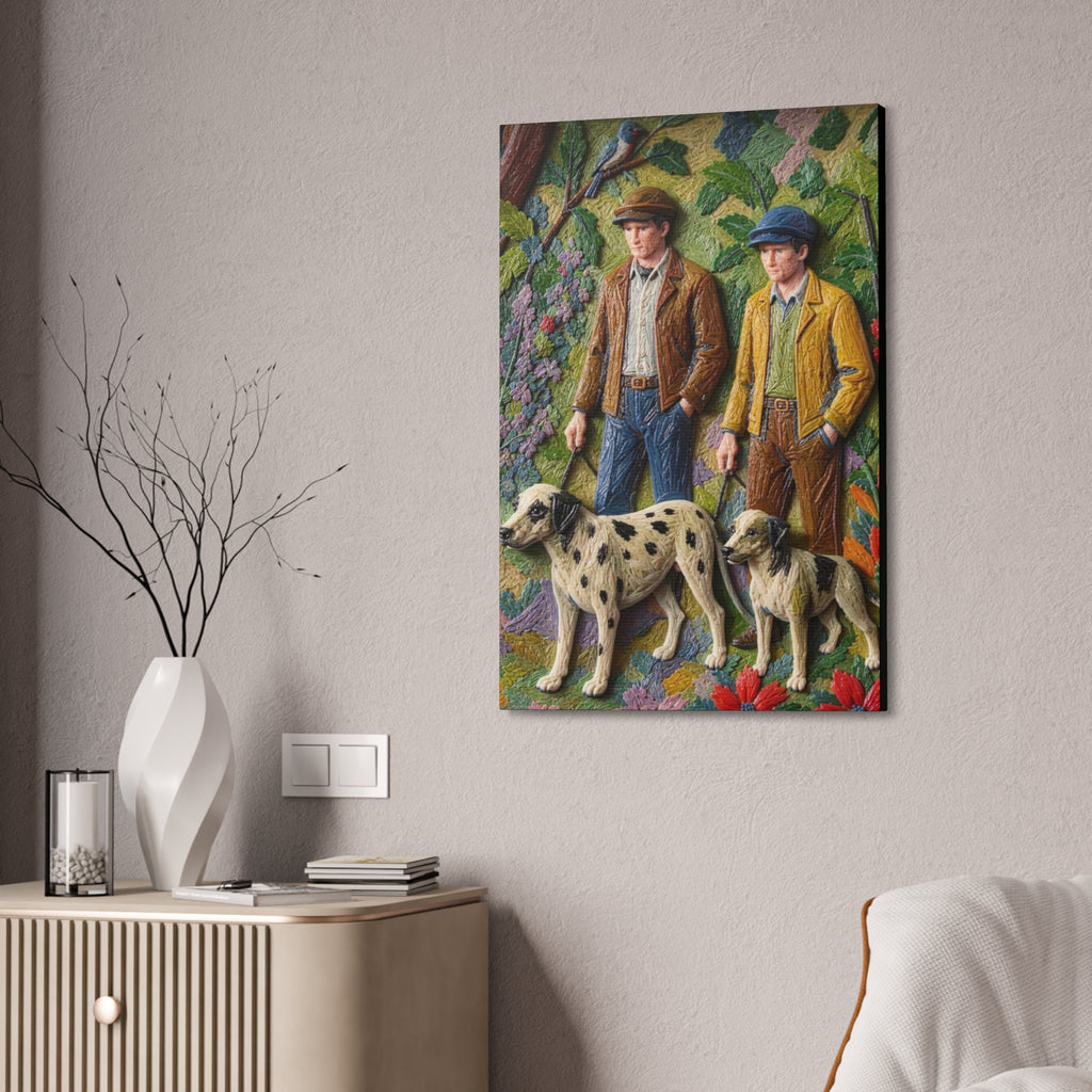 Companions of the Garden Path Canvas Stretched, 1.5''
