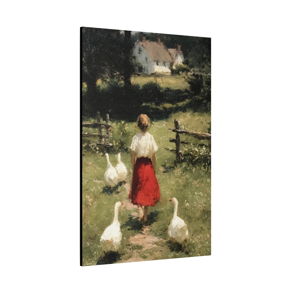 Homeward Through the Meadow  Matte Canvas, Stretched, 1.25"