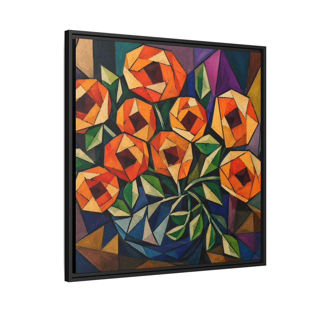 Radiant Geometry  Matte Canvas, Framed (Multi-color)