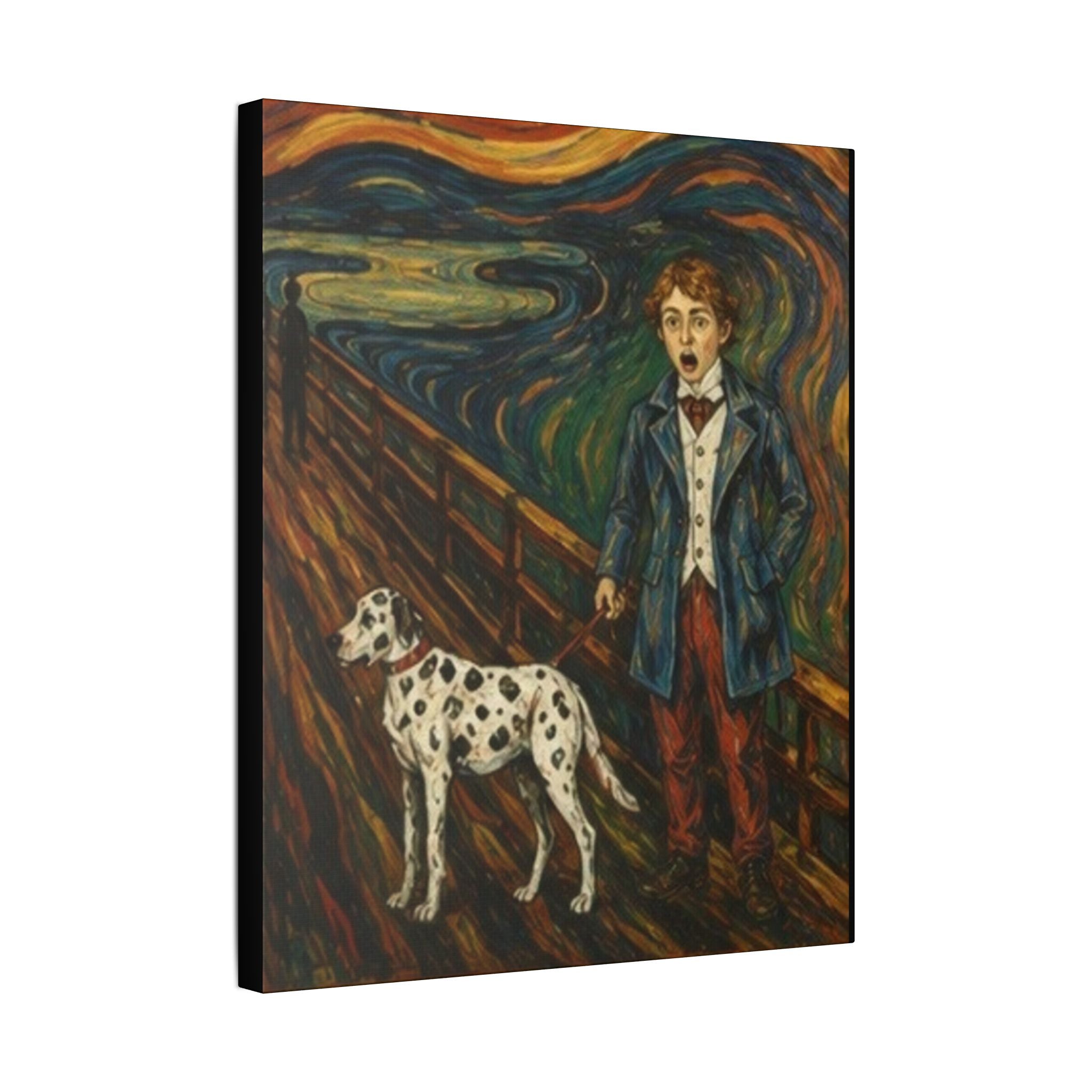 The Dalmatian  Cry  Expressionist Companion Art Print