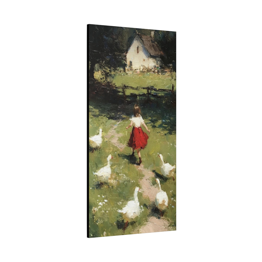 Homeward Through the Meadow  Matte Canvas, Stretched, 1.25"