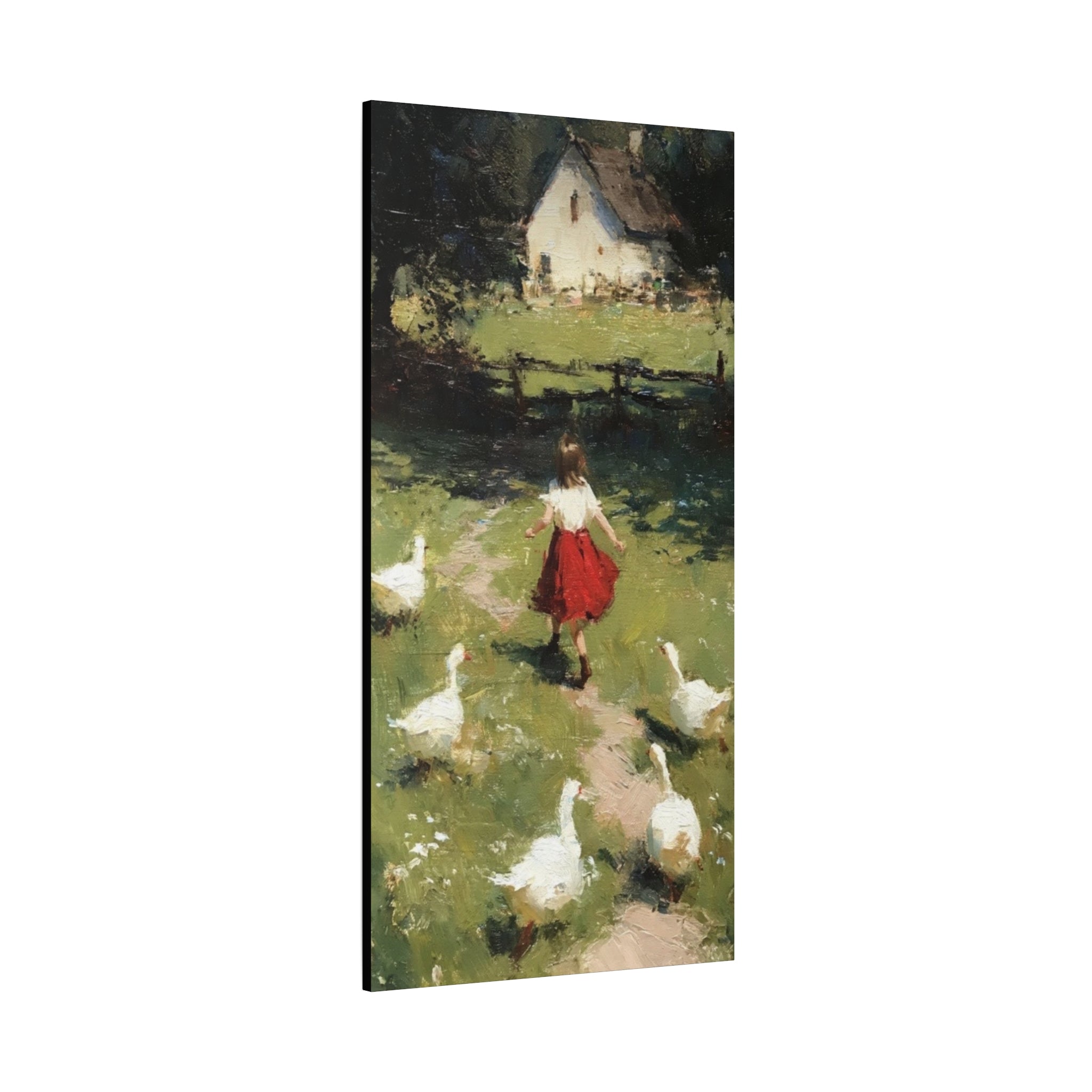 Homeward Through the Meadow  Matte Canvas, Stretched, 1.25"