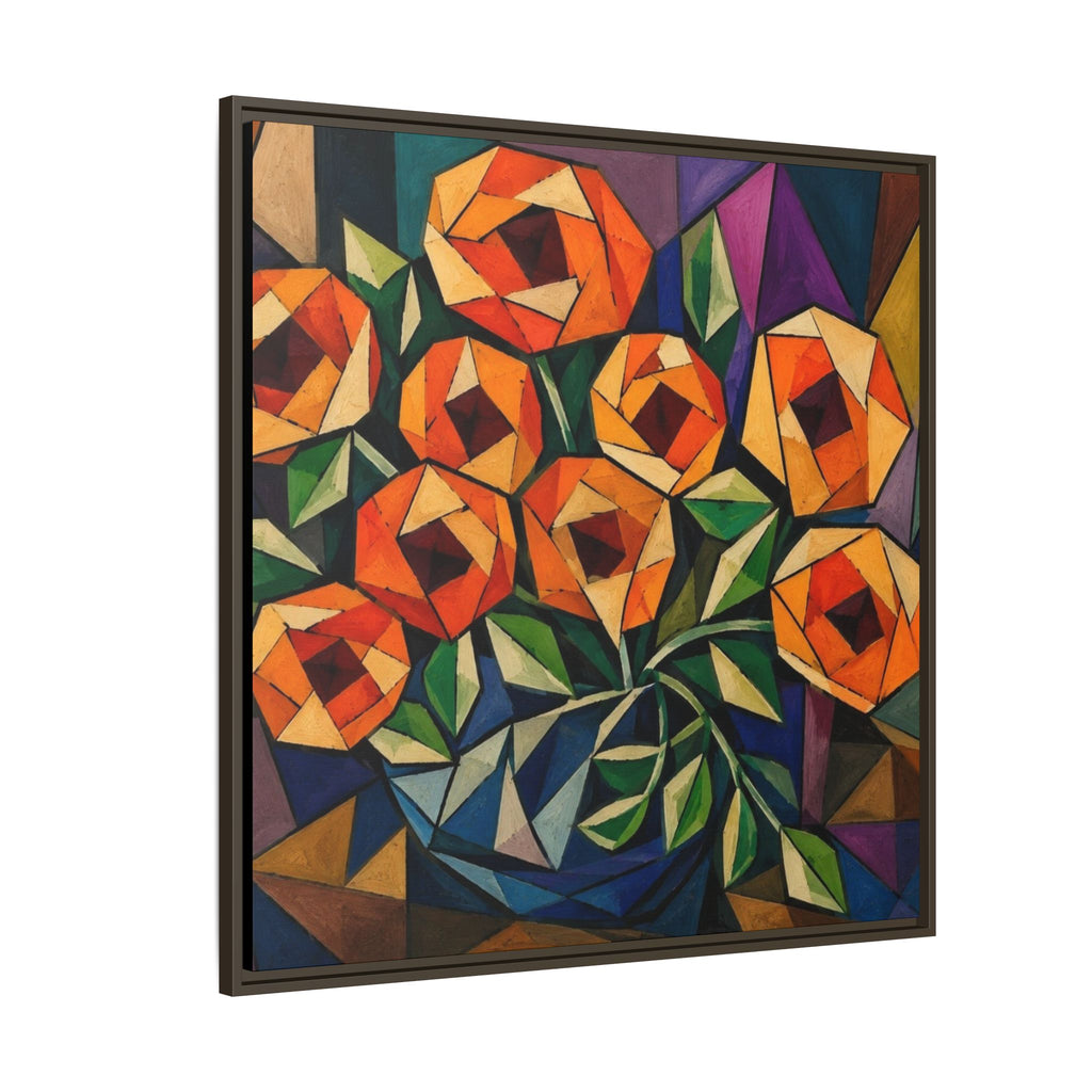 Radiant Geometry  Matte Canvas, Framed (Multi-color)