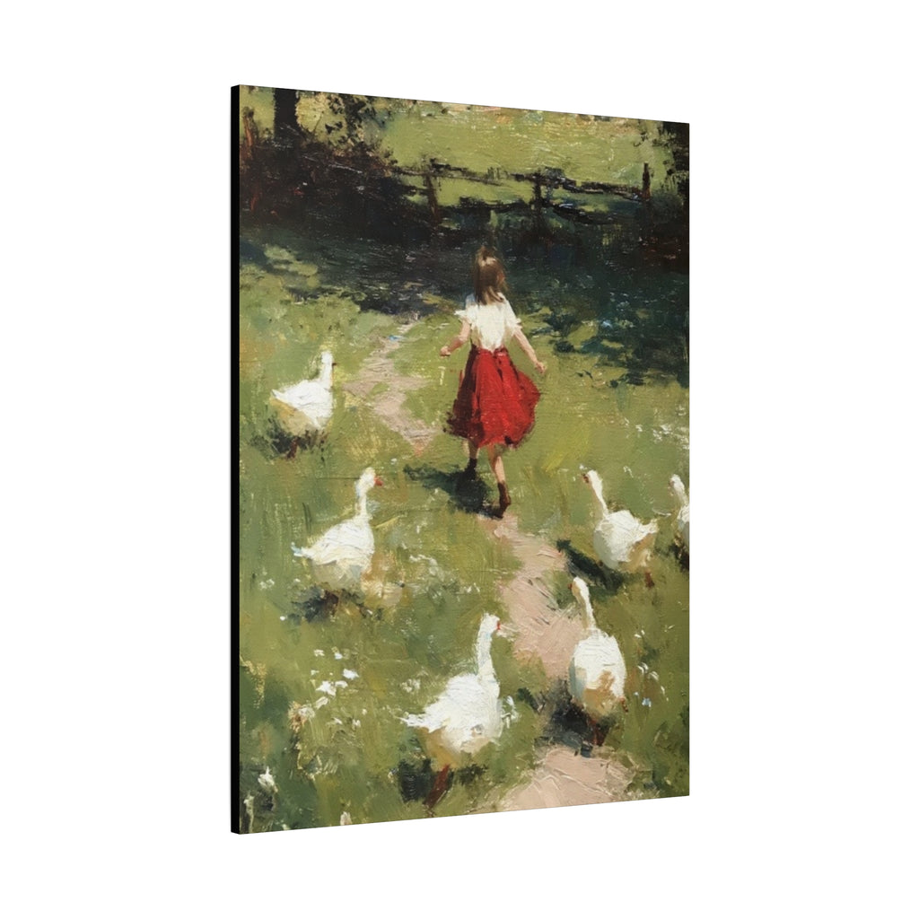 Homeward Through the Meadow  Matte Canvas, Stretched, 1.25"