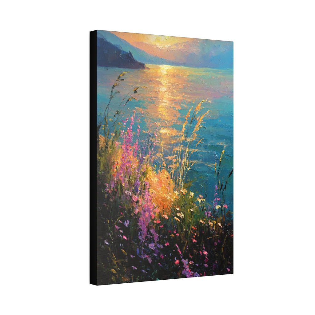 Golden Reflections at Twilight  Canvas Stretched, 1.5''