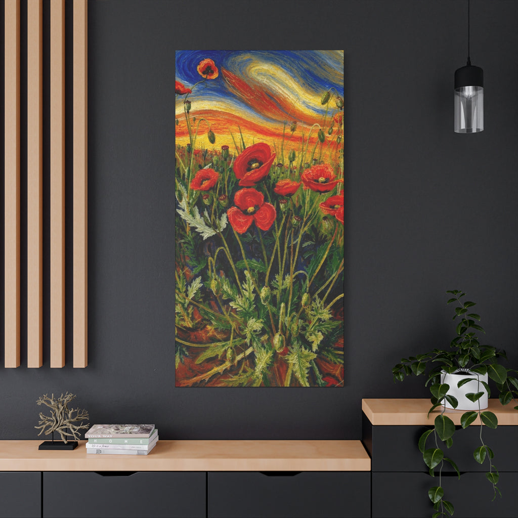 Whispers of the Poppy Meadow Matte Canvas, Stretched, 1.25"