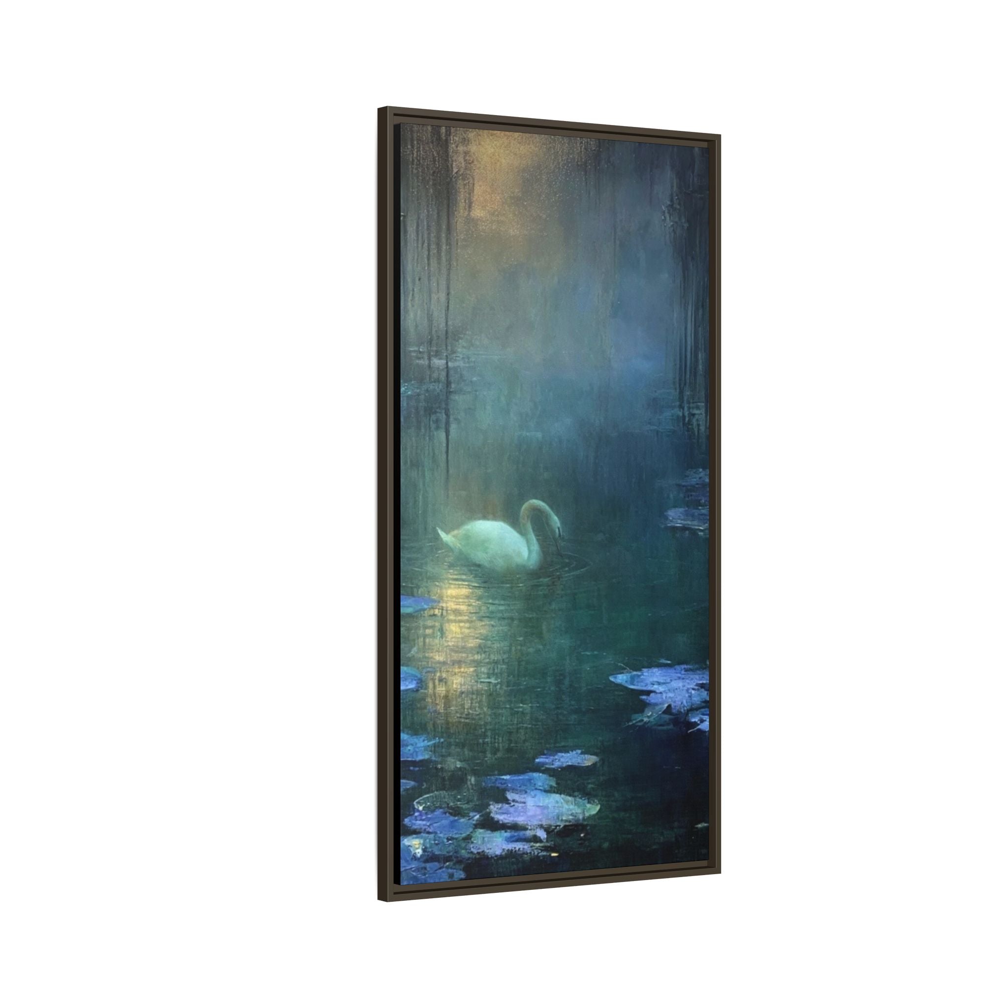 The Weight of Silence   Matte Canvas, Framed (Multi-color)