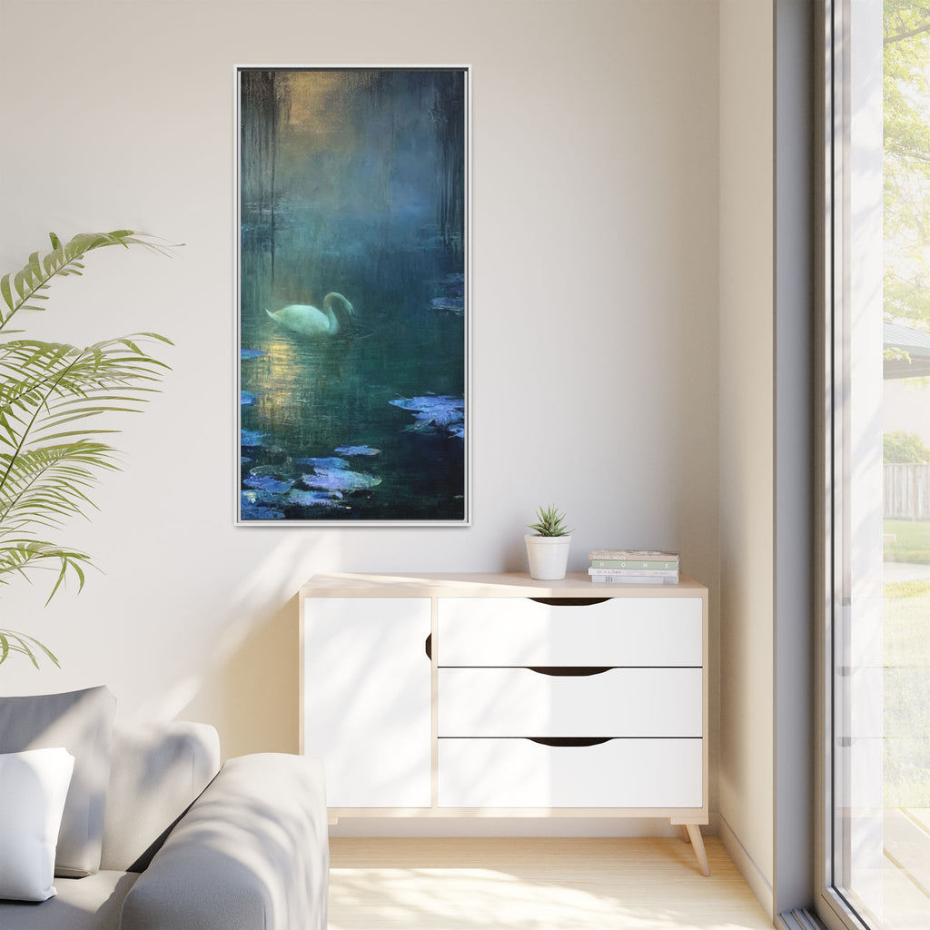 The Weight of Silence   Matte Canvas, Framed (Multi-color)