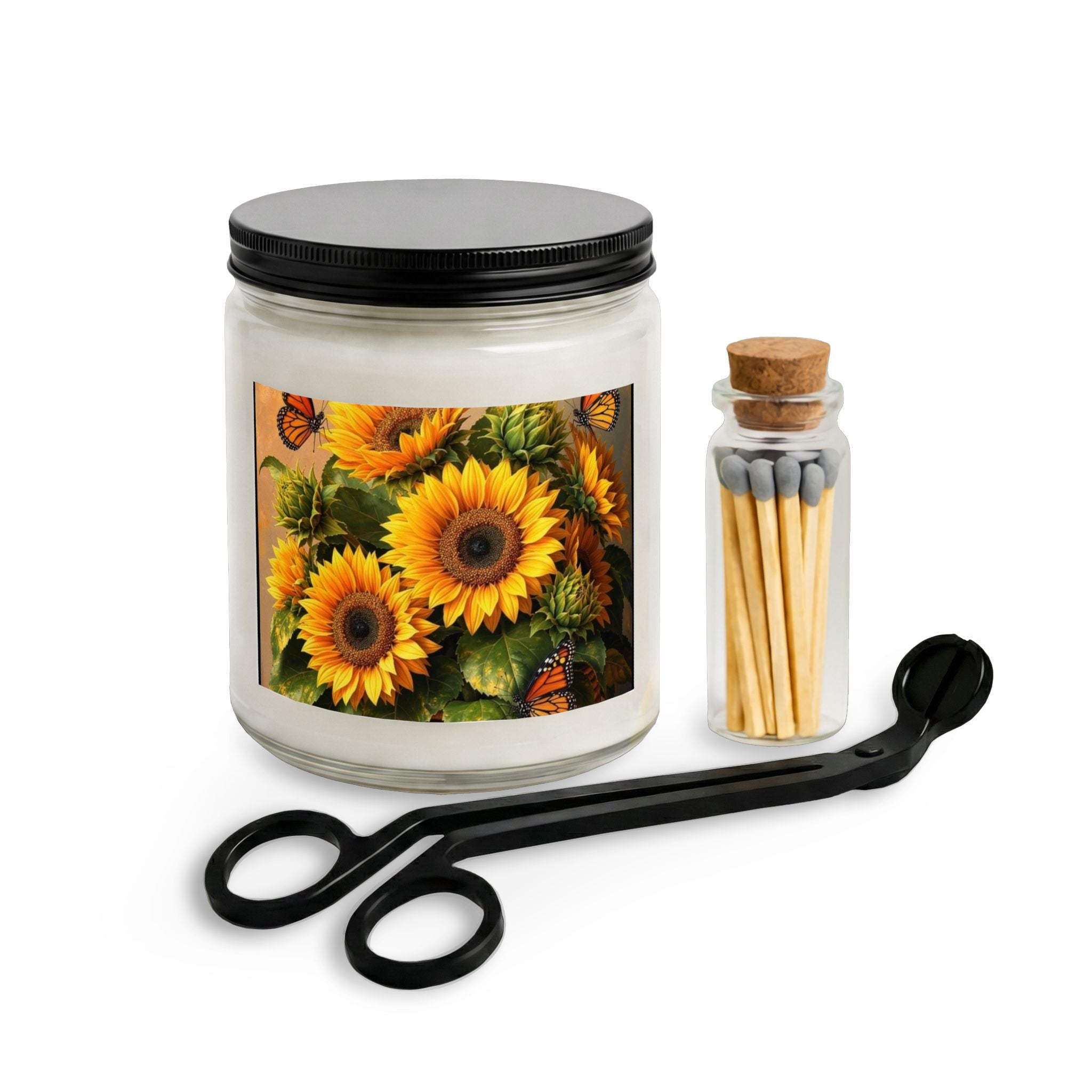 Candle Set with Matches and Wick Trimmer